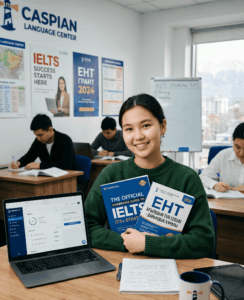 Преподаватель центра Caspian в Алматы объясняет стратегию подготовки к IELTS и ЕНТ по английскому языку