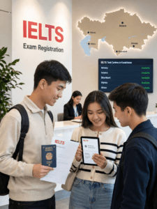карта центров сдачи IELTS в Казахстане